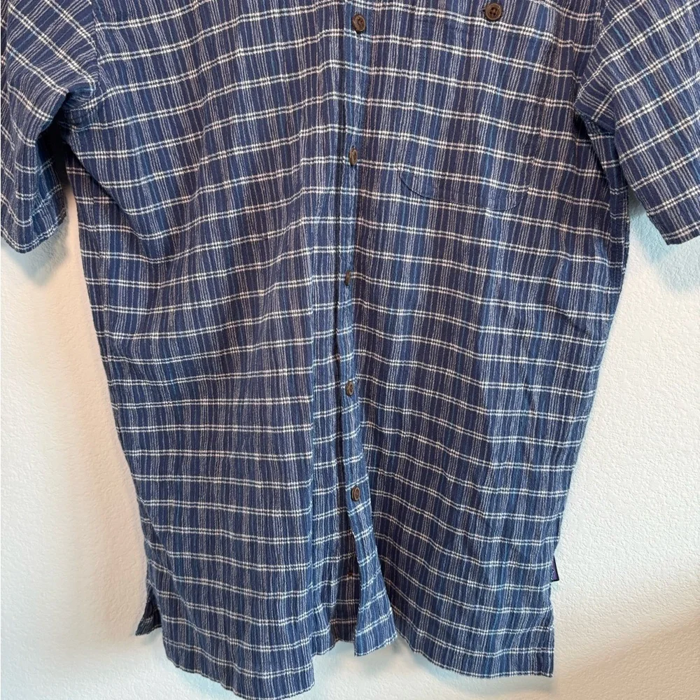 Patagonia Men’s Blue Back Step‎ Shirt Size Large